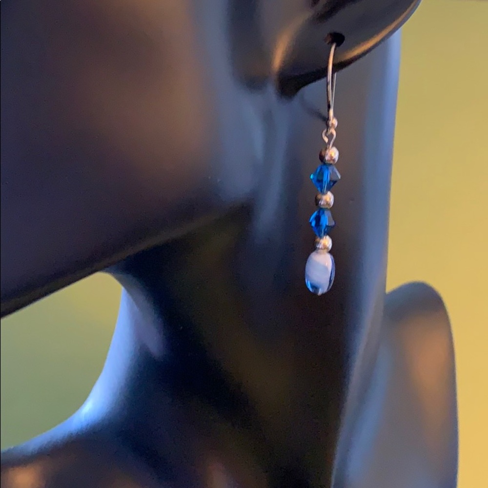 Sterling Silver Swarovski Crystal Earrings